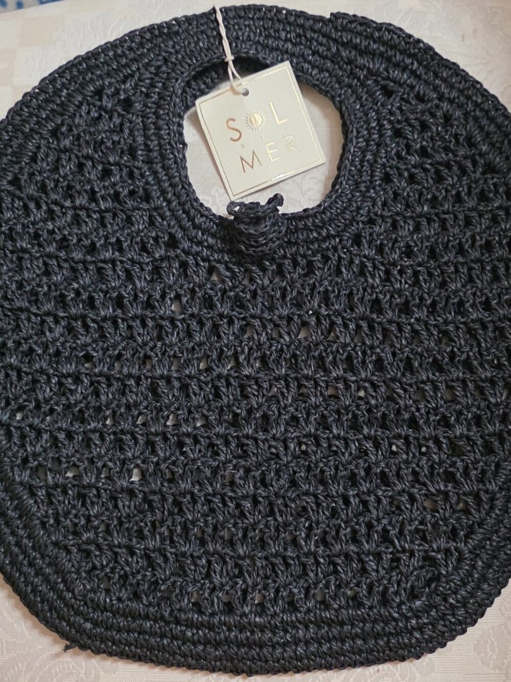 Rafia beach bag